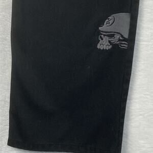 Metal Mulisha Pants Mens 33 (34) Black Metal Military Skull Ripstop Goth Moto